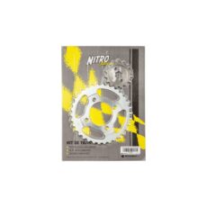 CORONA Y PIÑON SMASH 110 (34T-15T) NITRO PLATA